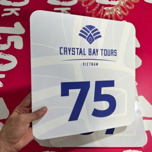 Bảng số thứ tự bằng Mica sử dụng cho Khách sạn, nhà hàng