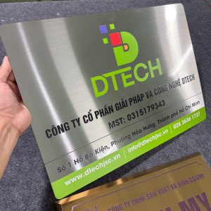 In biển hiệu inox giá gốc tận xưởng tại Hà Nội