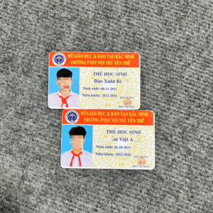In thẻ học sinh cho trường bán trú giá gốc tận xưởng
